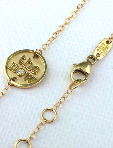 elevate diamond disc bracelet