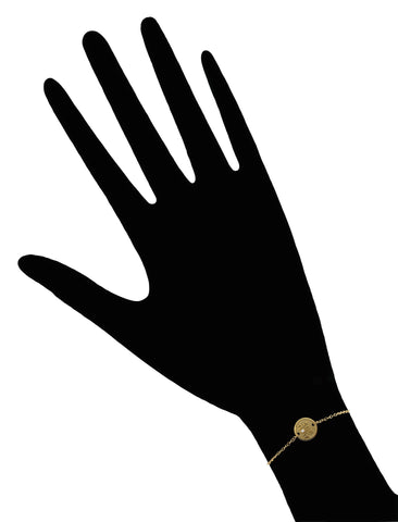 elevate diamond disc bracelet