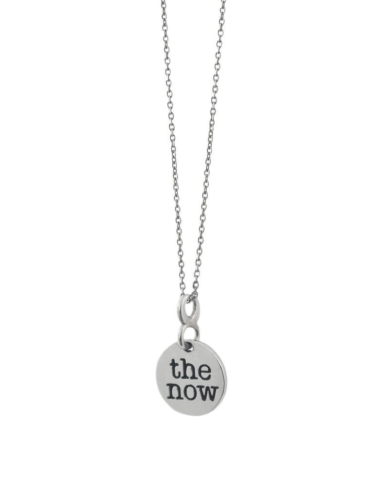 the now full circle necklace - full circle necklace - the classic. sterling silver the now circle pendant, hand-dipped in 18 karat gold. suspended by the infinite, connected to you.