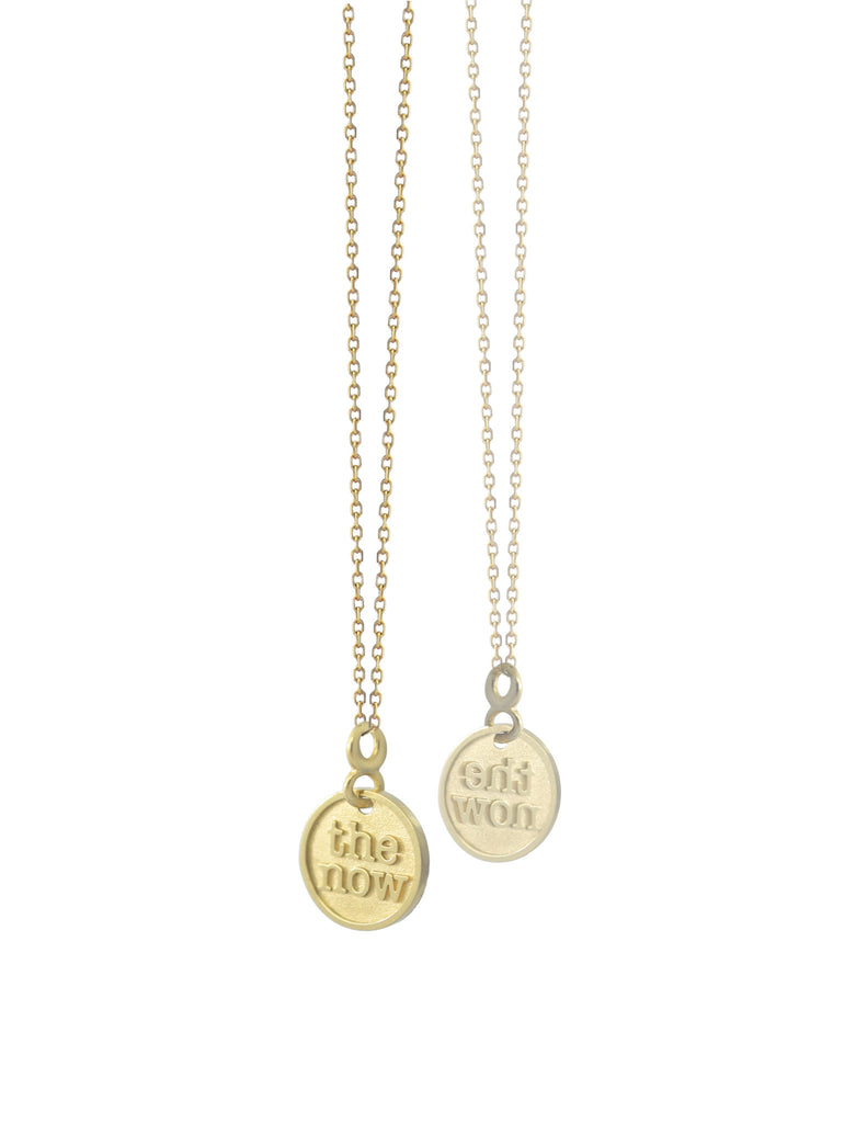 elevate double-sided pendant necklace