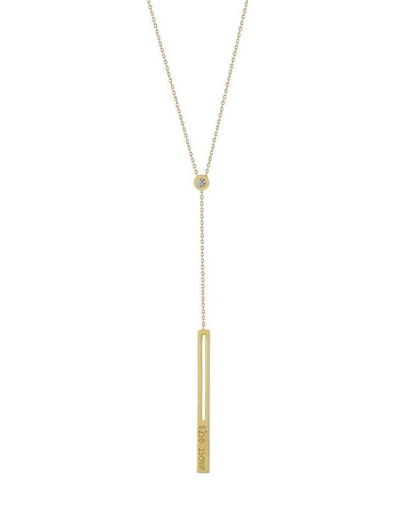 raise the bar diamond lariat necklace